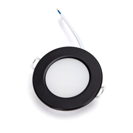 Brilagi - LED inbouwspot voor badkamer LED/6W/230V 3000K zwart IP65