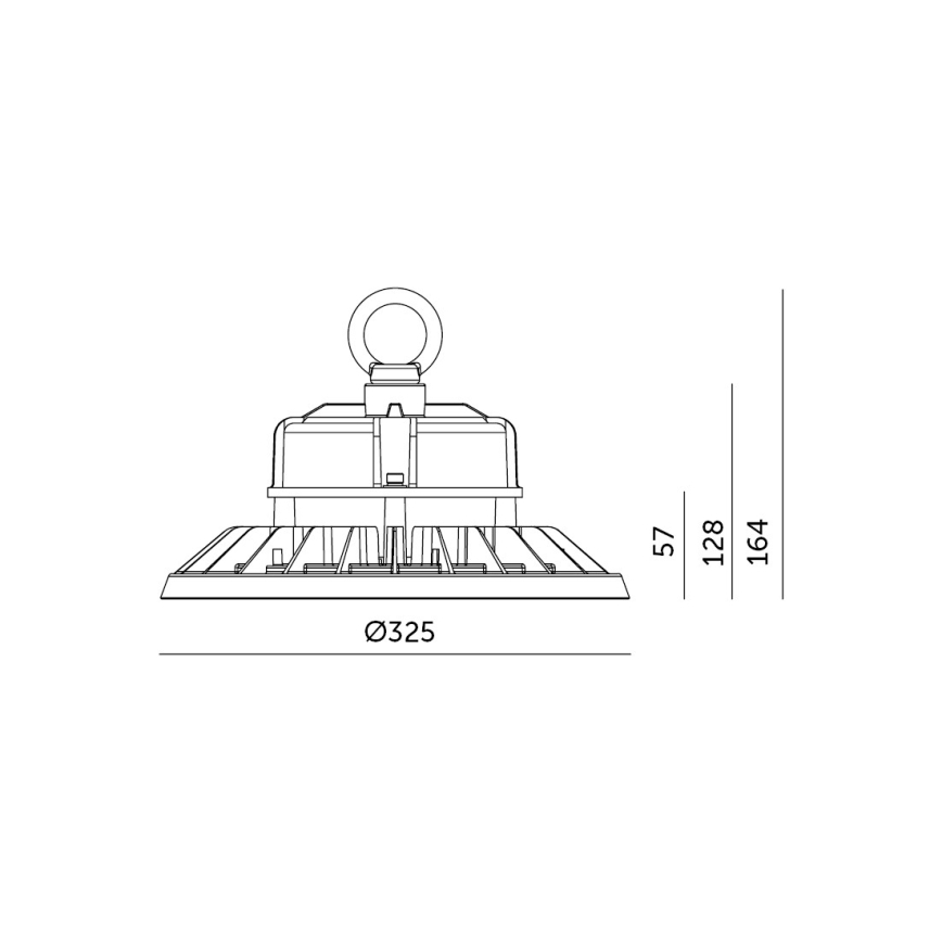 Brilagi - LED industrieel plafondarmatuur TITAN PRO LED/200W/230V 4000K IP65