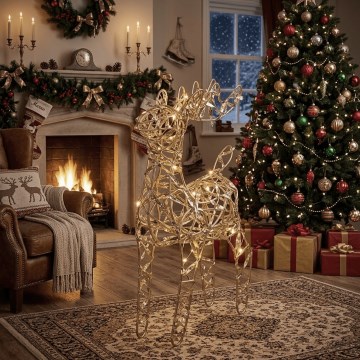 BRILAGI - LED kerstdecoratie 50xLED/3xAA IP20 warm wit