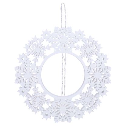 Brilagi - LED kerstdecoratie LED/2xAA 30 cm krans