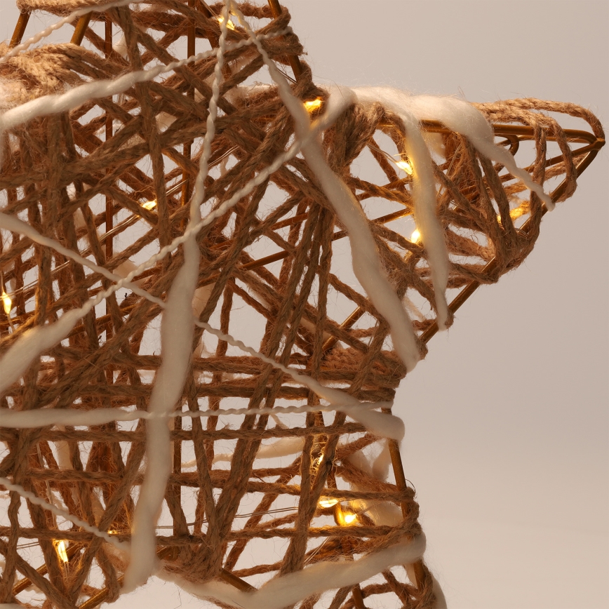 Brilagi - LED Kerstdecoratie LED/2xAA 30x28 cm ster