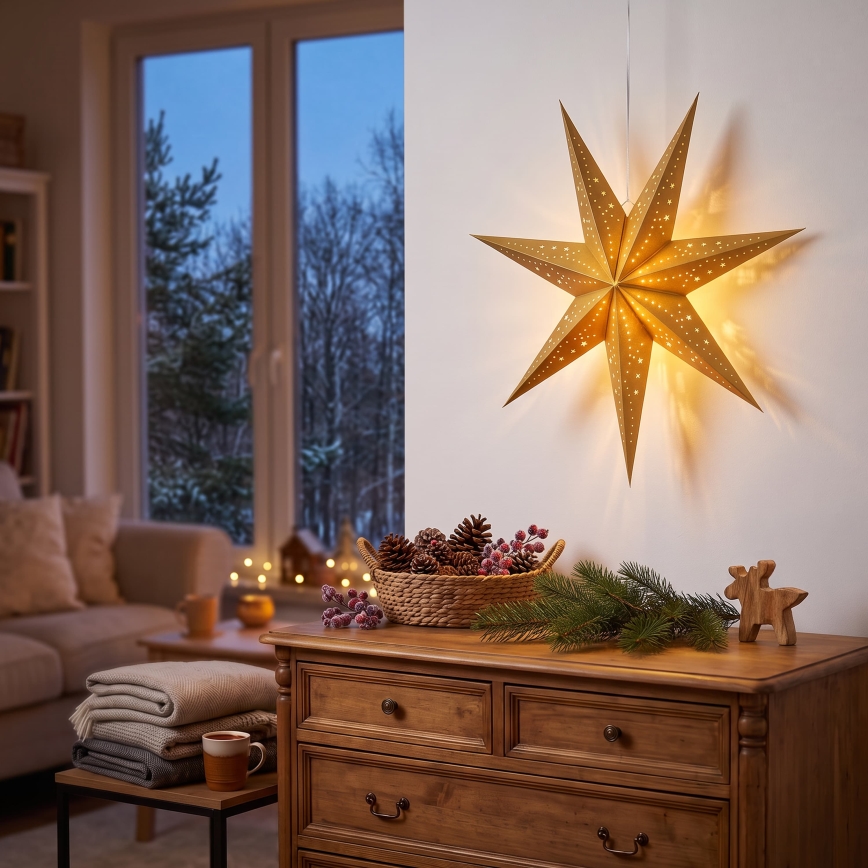 BRILAGI - LED kerstdecoratie LED/2xAA 60 cm ster