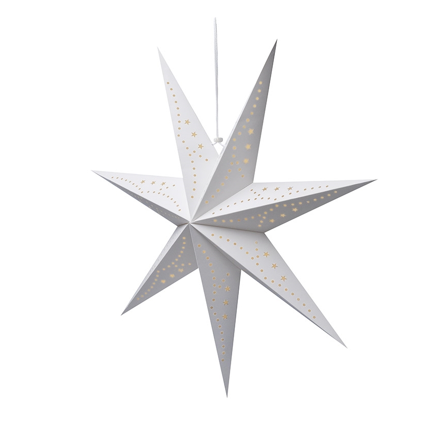 Brilagi - LED kerstdecoratie LED/2xAA 60 cm ster, warm wit