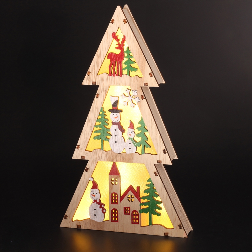 Brilagi - LED kerstdecoratie LED/2xAA kerstboompje