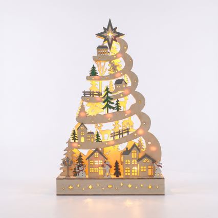 BRILAGI - LED kerstdecoratie LED/2xAA kerstboompje