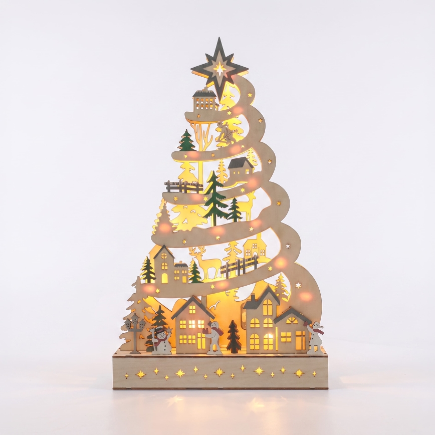BRILAGI - LED kerstdecoratie LED/2xAA kerstboompje