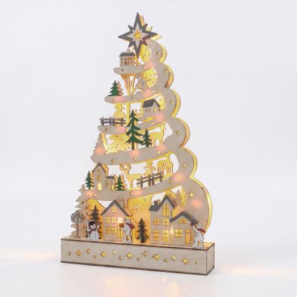 BRILAGI - LED kerstdecoratie LED/2xAA kerstboompje