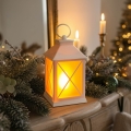 BRILAGI - LED kerstdecoratie LED/2xAA lantaarn wit