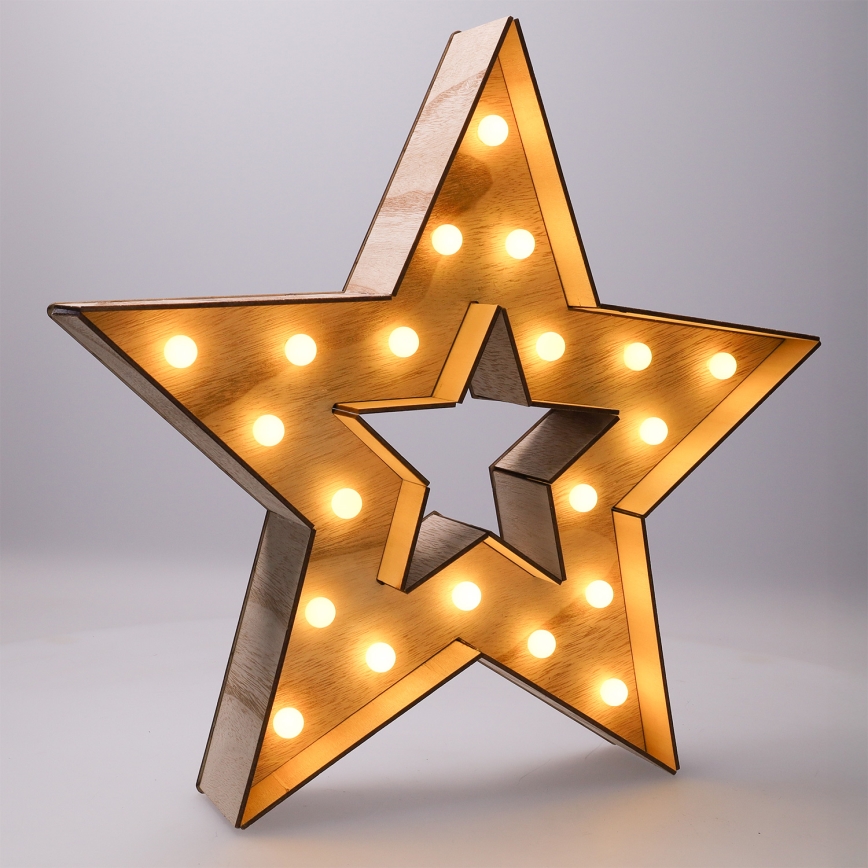 Brilagi - LED kerstdecoratie LED/2xAA ster