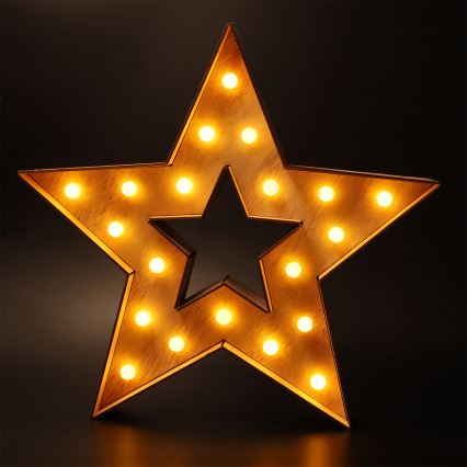 Brilagi - LED kerstdecoratie LED/2xAA ster