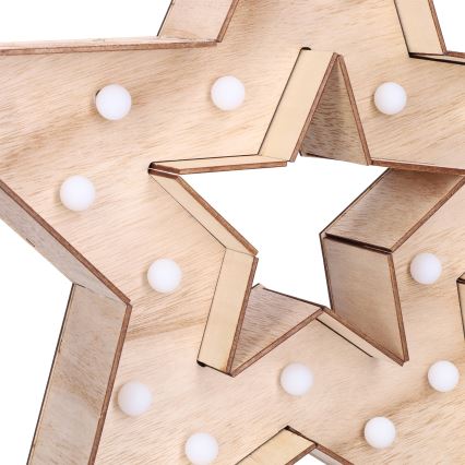 Brilagi - LED kerstdecoratie LED/2xAA ster