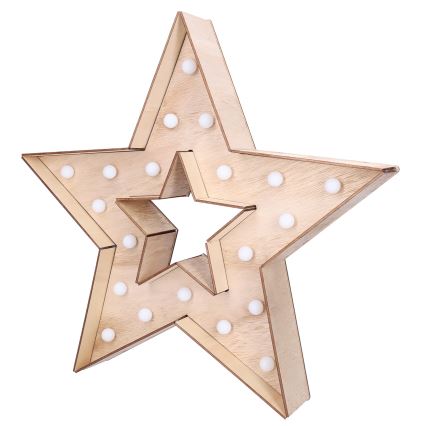 Brilagi - LED kerstdecoratie LED/2xAA ster