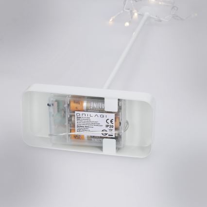 Brilagi - LED kerstdecoratie LED/3xAA 66x40 cm ster