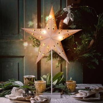 Brilagi - LED kerstdecoratie LED/3xAA 66x45 cm ster