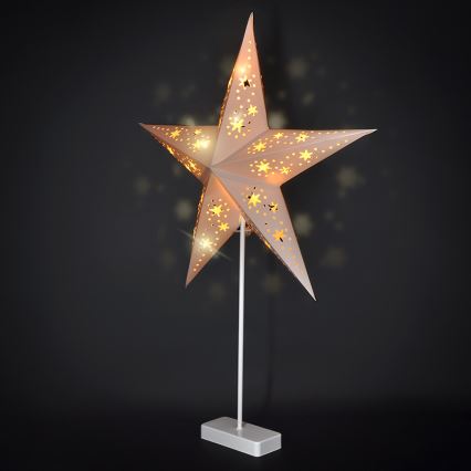 Brilagi - LED kerstdecoratie LED/3xAA 66x45 cm ster
