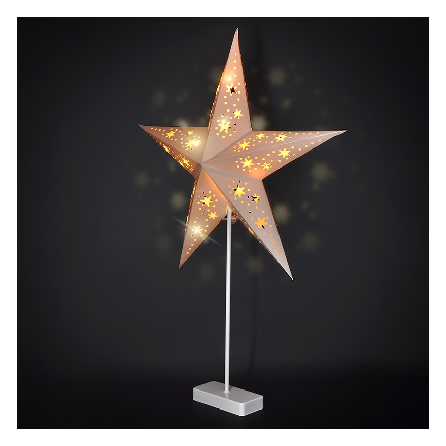 Brilagi - LED kerstdecoratie LED/3xAA 66x45 cm ster