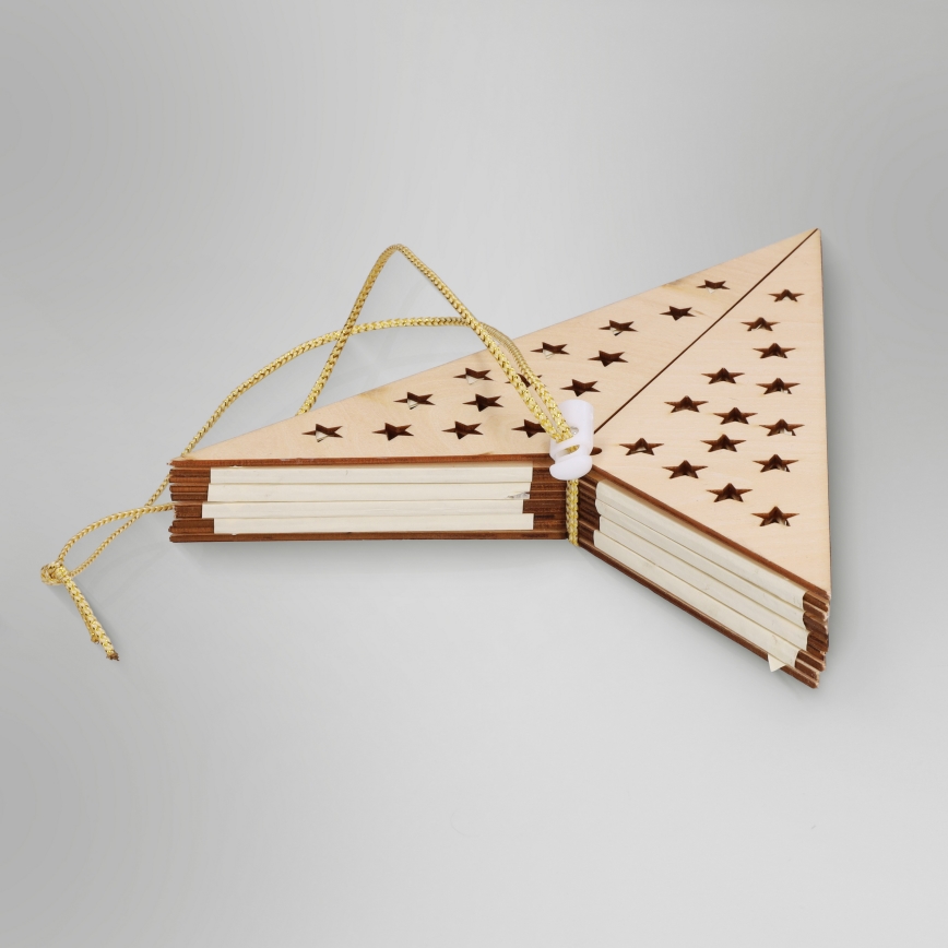 Brilagi - LED kerstdecoratie, ster 62x40 cm, 3xAA