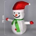 BRILAGI - LED kerstdecoratie voor buiten 40xLED/3xAA IP44 sneeuwman