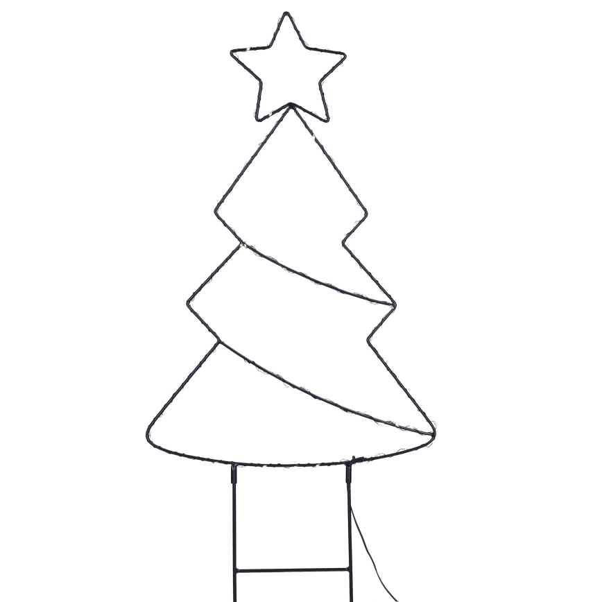 Brilagi - LED kerstdecoratie voor buiten LED/3xAA IP44 68x29 cm kerstboom