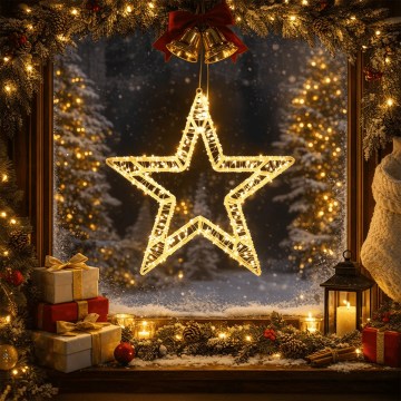 BRILAGI - LED kerstdecoratie voor buiten LED/6W/8 functies 43 cm IP44 ster warm wit