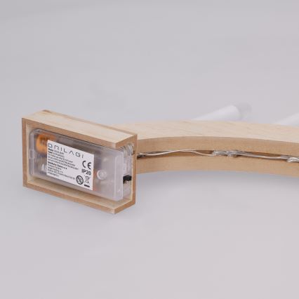 Brilagi - LED kerstkandelaar 7xLED/2xAA 28x45 cm