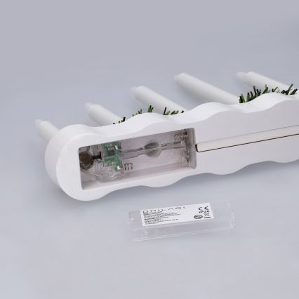 BRILAGI - LED kerstkandelaar 7xLED/2xAA wit