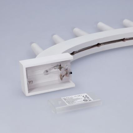BRILAGI - LED kerstkandelaar 7xLED/2xAA wit