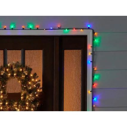 Brilagi - LED kerstlichtsnoer voor buiten 200xLED/2 functies 25m IP44 meerkleurig