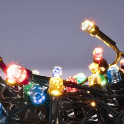 Brilagi - LED kerstlichtsnoer voor buiten 200xLED/2 functies 25m IP44 meerkleurig