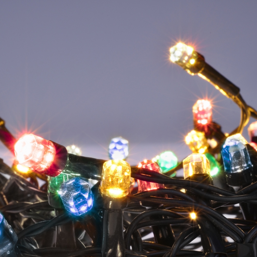 Brilagi - LED kerstlichtsnoer voor buiten 200xLED/2 functies 25m IP44 meerkleurig