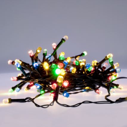 Brilagi - LED kerstlichtsnoer voor buiten 200xLED/2 functies 25m IP44 meerkleurig