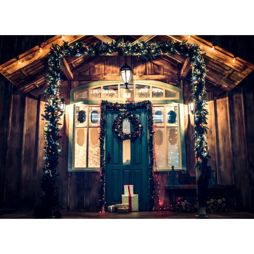 Brilagi - LED kerstlichtsnoer voor buiten 200xLED/2 functies 25m IP44 meerkleurig