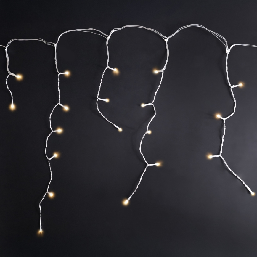 Brilagi - LED-kerstlichtsnoer voor buiten, 400 LED / 8 functies, 23 m, IP44, warm wit