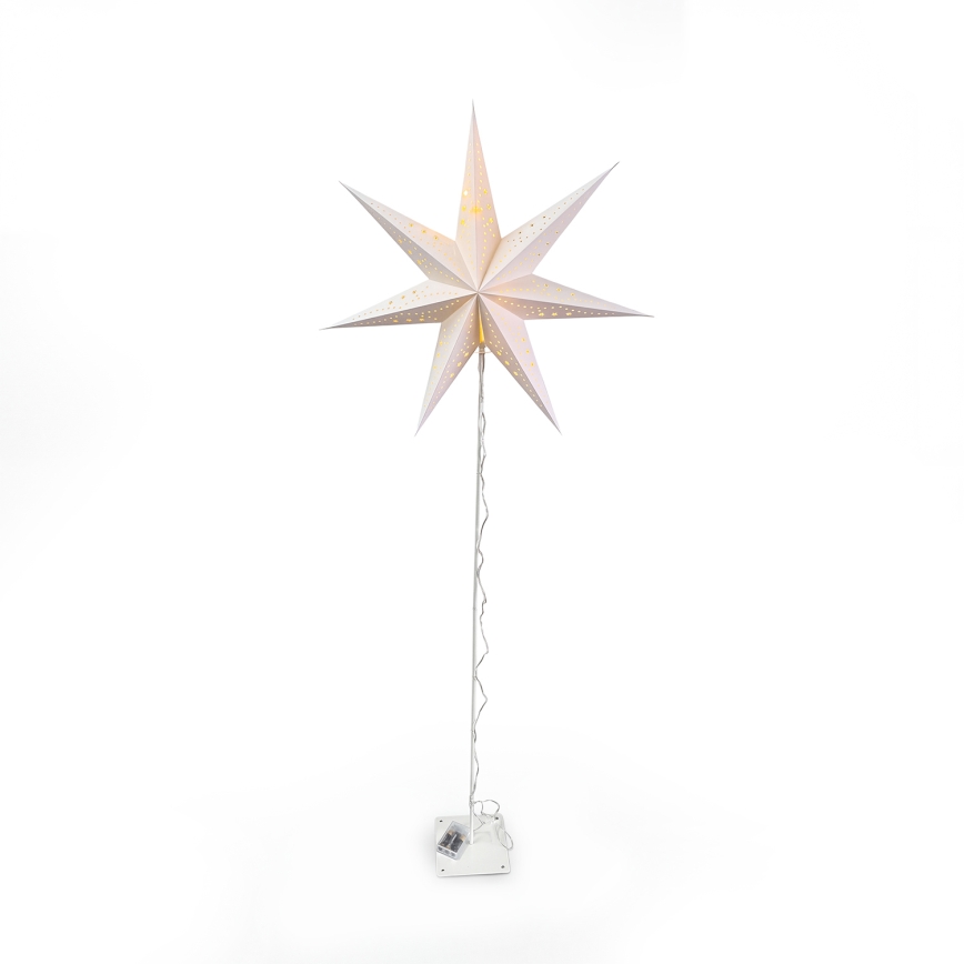 BRILAGI - LED kerstster 60 cm LED/3xAA