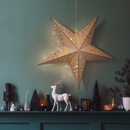 Brilagi - LED-kerstster, op batterijen (2×AA)