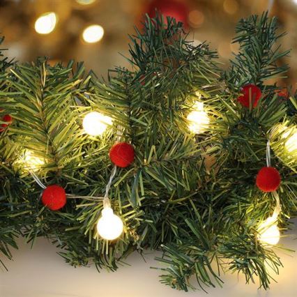 BRILAGI - LED kerstverlichting 20xLED/2xAA 1,8m warm wit