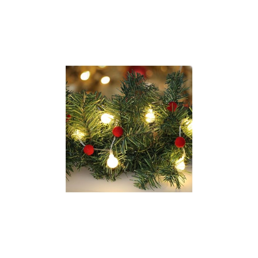 BRILAGI - LED kerstverlichting 20xLED/2xAA 1,8m warm wit