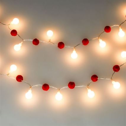 BRILAGI - LED kerstverlichting 20xLED/2xAA 1,8m warm wit