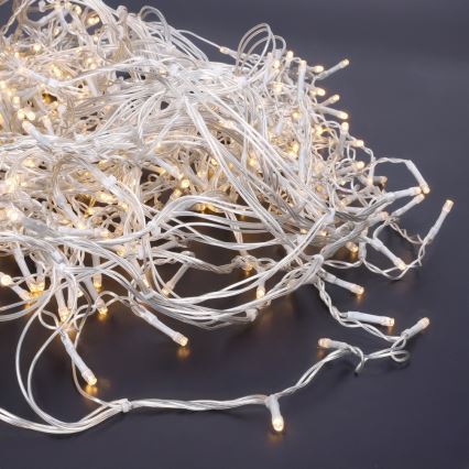 Brilagi - LED buiten kerstlichtsnoer 360xLED/8 functies 14m IP44 warm wit ijspegelverlichting