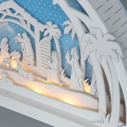 Brilagi - LED Kerstversiering LED/2xAA kerststal