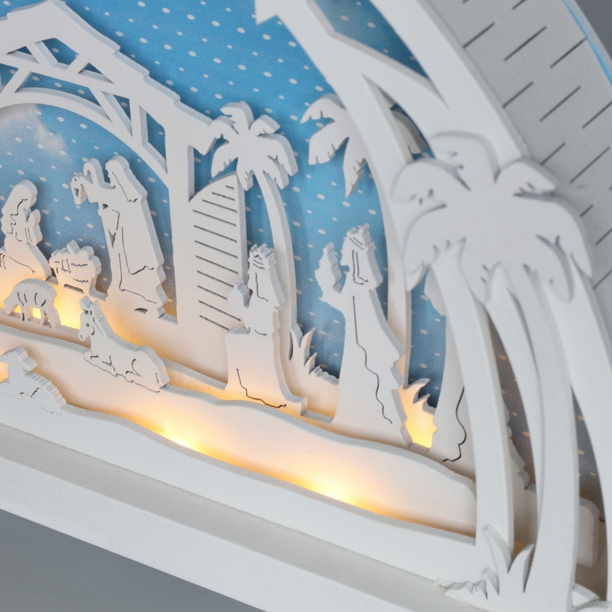 Brilagi - LED Kerstversiering LED/2xAA kerststal