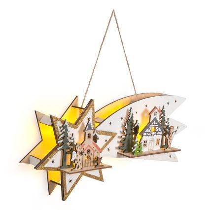 Brilagi - LED Kerstversiering LED/2xAA komeet
