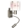 Brilagi - LED kinder flexibele wandlamp BOBO 1xE27/25W/230V + LED/3W mat chroom/wit/roze/balletschoenen