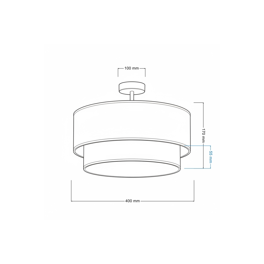 Brilagi - LED kinder-opbouwlamp BOBO 1xE27/60W/230V Ø 40 cm crème/roze/konijntjes