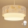 Brilagi - LED kinderhanglamp aan kabel BOBO 1xE27/10W/230V pr. 40 cm wit/beige/met dierenmotief