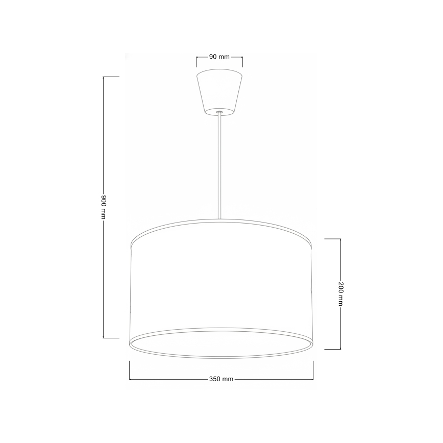Brilagi - LED-kinderhanglamp aan kabel BOBO 1xE27/10W/230V Ø 35 cm wit/dieren