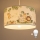 Brilagi - LED kinderhanglamp aan snoer BOBO 1xE27/60W/230V Ø 35 cm wit/jungle