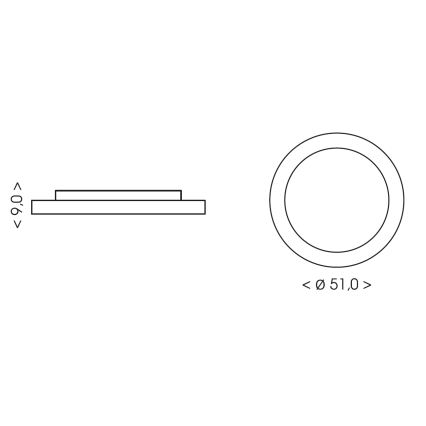 BRILAGI - LED plafondlamp voor kinderen ASTRO LED/60W/230V 3000/4500/6000K Ø 51 cm