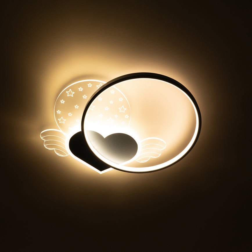 Brilagi - LED kinderplafondlamp LOVE LED/48W/230V 3000/4500/6000K blauw