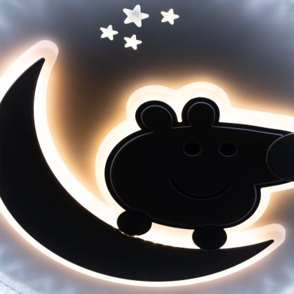 Brilagi - LED-plafondlamp voor kinderen PIGGY LED/70W/230V 3000/4500/6000K Ø 45 cm